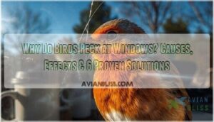 why do birds peck at windows why do birds peck at windows