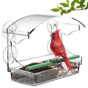 Window Bird Feeder with 4 B0CB263PMM