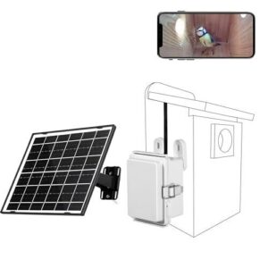 WIWACAM Solar WiFi Birdhouse Camera, B0DQ7PWW7H