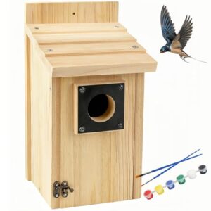 Wooden Bird Houses for Outside B0DR5MX9PC