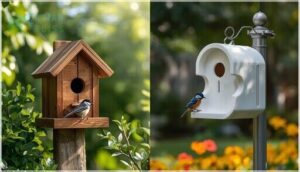 wooden vs. plastic bird houses wooden vs. plastic bird houses