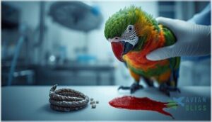 abnormal droppings or blood abnormal droppings or blood