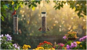 adjusting feeder height and locations adjusting feeder height and locations