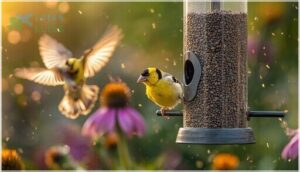 american goldfinches american goldfinches