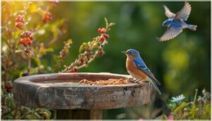 attracting bluebirds with proper foods attracting bluebirds with proper foods