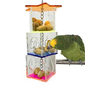 Bird Foraging Toys,Creative Parrot Feeder B08Y5MSV2H