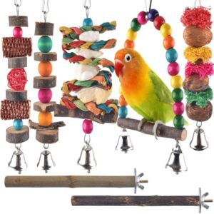 Bissap Bird Chew Toys, 7 B0CPYDK6PP