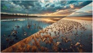 breeding and wintering ranges breeding and wintering ranges