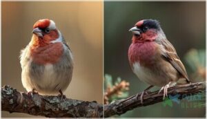 comparison with purple finch comparison with purple finch