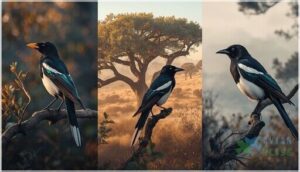 comparison with similar magpie species comparison with similar magpie species