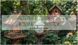 decorative bird houses for garden decorative bird houses for garden