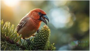 distinctive crossed bill structure distinctive crossed bill structure