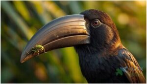 distinctive grooved bill structure distinctive grooved bill structure