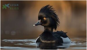 distinctive head tuft and crest distinctive head tuft and crest