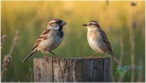 distinguishing from native sparrows distinguishing from native sparrows