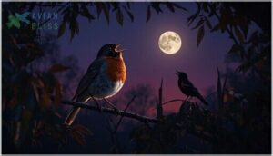 diurnal birds active at night diurnal birds active at night