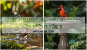 do birds prefer ground level or elevated baths do birds prefer ground level or elevated baths