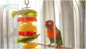 hanging skewers for fresh snacks hanging skewers for fresh snacks