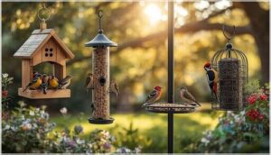hopper, tube, platform, and suet feeders hopper, tube, platform, and suet feeders