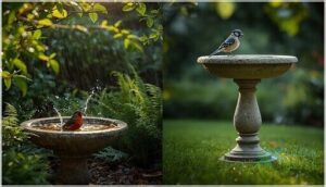 how bath height influences bird species visitation how bath height influences bird species visitation