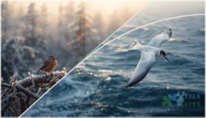 how far do birds migrate each winter how far do birds migrate each winter