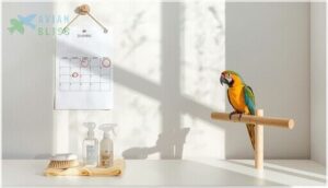 how often should you clean bird perches how often should you clean bird perches