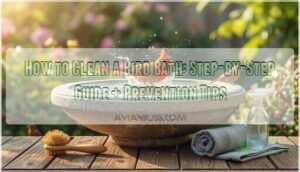 how to clean a bird bath how to clean a bird bath
