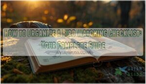 how to organize a bird watching checklist how to organize a bird watching checklist