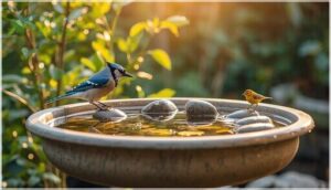 ideal water depth for bird safety ideal water depth for bird safety