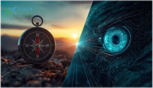 inclination compass vs. polarity compass inclination compass vs. polarity compass