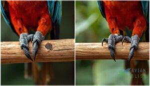 incorrect perch size for your bird incorrect perch size for your bird