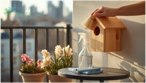 maintaining and cleaning apartment bird houses maintaining and cleaning apartment bird houses