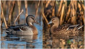 male vs. female gadwall characteristics male vs. female gadwall characteristics