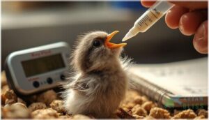 monitoring baby bird health during feeding monitoring baby bird health during feeding