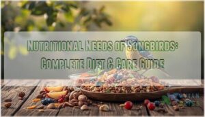 nutritional needs of songbirds