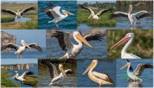overview of the eight pelican species overview of the eight pelican species