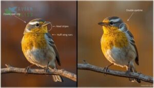 recognizing field marks (eye rings, wing bars, etc.) recognizing field marks (eye rings, wing bars, etc.)