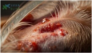 recognizing inflammation, scabs, or irritation recognizing inflammation, scabs, or irritation