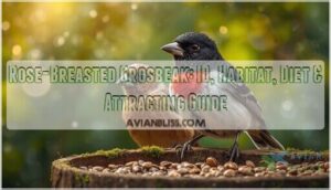 rose breasted grosbeak rose breasted grosbeak