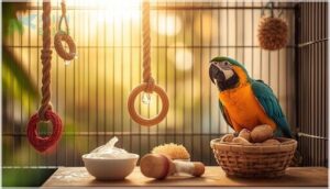 rotating and maintaining bird toys rotating and maintaining bird toys