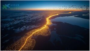 routes and hotspots of migratory birds routes and hotspots of migratory birds