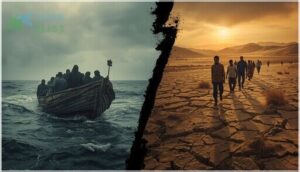 sea vs. land routes sea vs. land routes