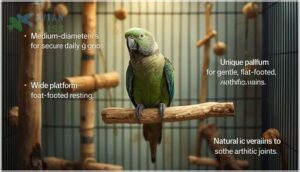 selecting appropriate perch sizes for aging birds selecting appropriate perch sizes for aging birds