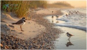 shorebirds (killdeer, sandpipers, plovers) shorebirds (killdeer, sandpipers, plovers)