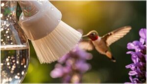 soft bristles to prevent scratching soft bristles to prevent scratching