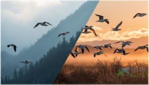 species-specific migration behaviors species-specific migration behaviors