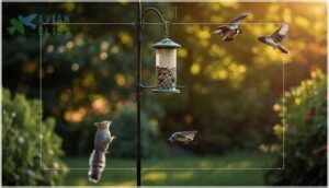 strategic placement to deter squirrels strategic placement to deter squirrels