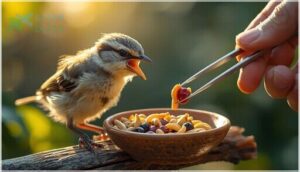 transitioning baby birds to solid foods transitioning baby birds to solid foods
