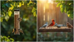 tube feeders vs. platform feeders tube feeders vs. platform feeders