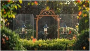 using visual barriers for separation using visual barriers for separation